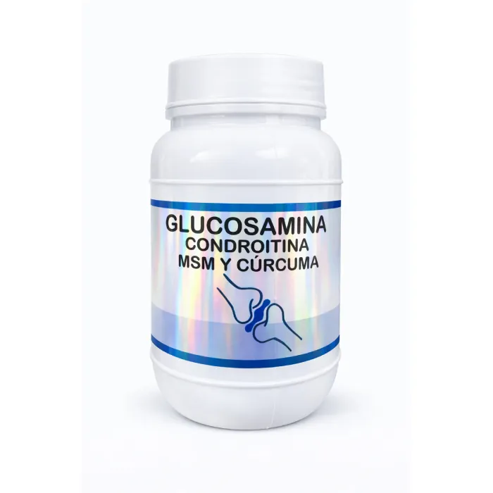 GLUCOSAMINA CON CONDROITINA (CONTIENE CÚRCUMINA, MSM) - TABLETAS 4,000 MG
