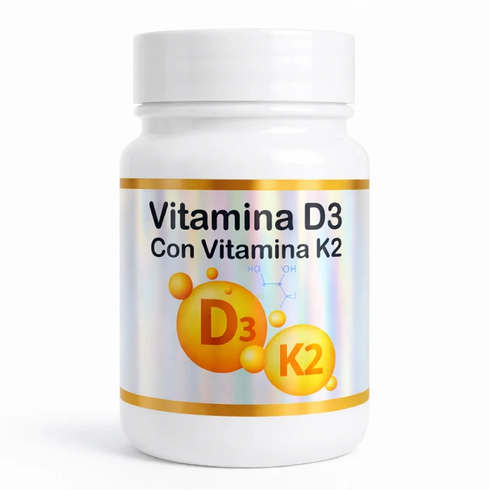 VITAMINA D3 CON K2 - CÁPSULAS SUAVES 10,000 IU